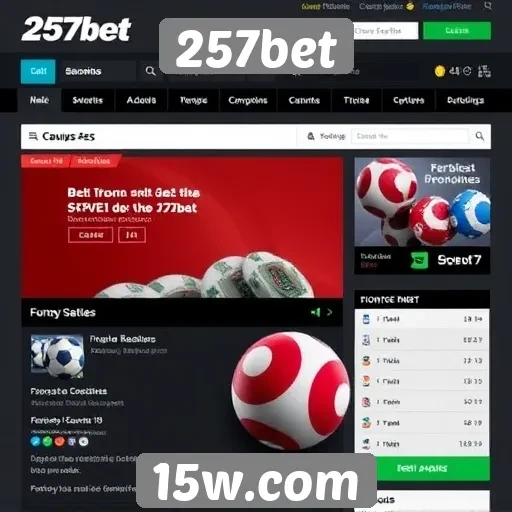 Recursos exclusivos do site 257bet